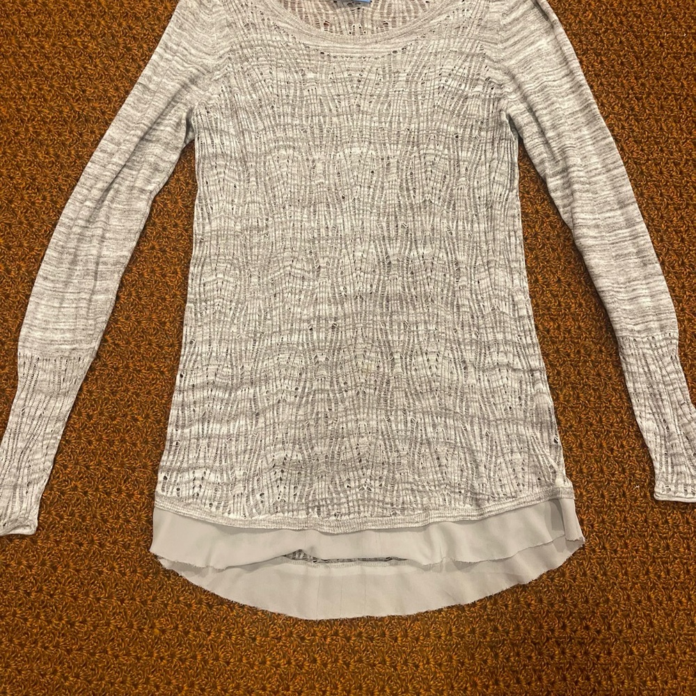 Long Sleeve open Knit Sweater size:m